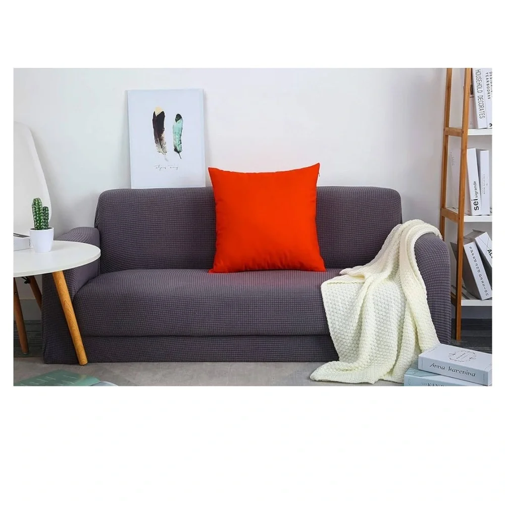 Orange pillow cover